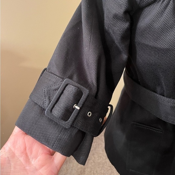 Ann Taylor LOFT Black Back Belted Jacket Sz 4 EUC - Picture 4 of 6